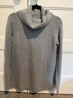 Pink Clover Light Gray Cowl Neck Sweater
